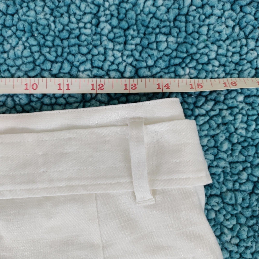 Rails Jasper Cream Linen Blend Size 10 Summer Shorts - Picture 7 of 8